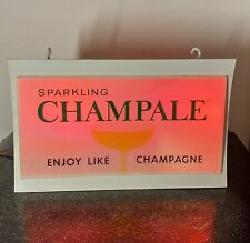 Sparkling Champale Malt Liquor Lighted Beer Sign Store Display Vintage 12
