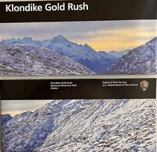 Newest KLONDIKE GOLD RUSH - Alaska   NATIONAL PARK SERVICE UNIGRID BROCHURE  Map picture
