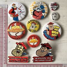 VTg Og Desperate Dan Dandy Comic Pin Badges Job Lot 1980s picture