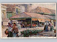 c1910 Old French Market Charles Hotel New Orleans LA Queen & Crescent Postcard  picture