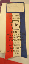 1944 8th Pennsylvania Volunteer Infantry Association Ribbon 6th Annual Reunion picture