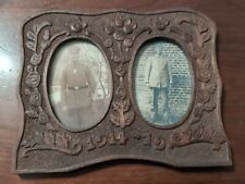World War I Wood Chip Carved Photograph Frame 1914-19 Hand Carved picture