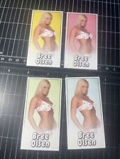 1/1 Bree Olsen Oversized Tobacco Custom Trading Card By MPRINTS picture