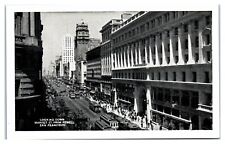 Postcard - Looking Down Market St. from Powell St in San Francisco California CA picture