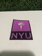 2x NYU New York University Vintage Embroided Patchs- New picture