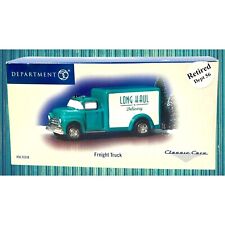 Department 56 Snow Village Classic Cars Freight Truck Delivery Xmas Accessory picture