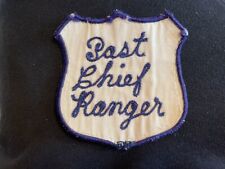 Vintage PAST CHIEF RANGER Patch Ancient Order of Foresters AOF British Friendly picture