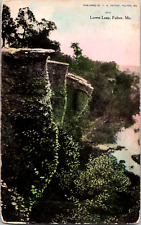 Vintage 1910's Lovers Leap, Rock Outcropping, Fulton Missouri MO Postcard picture