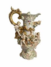 Antique Putti Figural Urn Ewer Pitcher Vase; Circa 1850-1890 ~ 12” picture