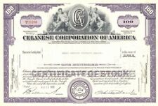 Celanese Corporation of America - Technology Stock Certificate - General Stocks picture