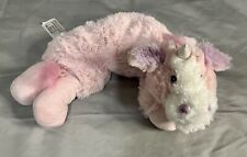 Warmies® Animal Neck Wrap Cozy Plush Heatable Lavender Scented Pink Unicorn picture