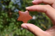 1pc Synthetic quartz Red gold sand Star Five-pointed star picture