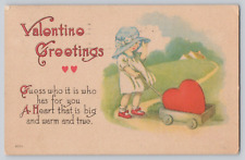 Postcard Valentine Greetings Divided Back C1912 picture