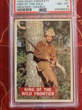 1956 DAVY CROCKETT ORANGE #1 KING OF THE WILD FRONTIER PSA 8 picture