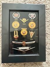 Cadillac 100 Years of Pins 10 Collectable Pins in Black Case GM Official picture