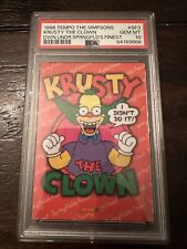 KRUSTY THE CLOWN 1996 TEMPO SIMPSONS DOWN UNDER SP CHASE INSERT SF3 PSA 10 picture