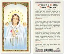 Oracion a Maria Rosa Mistica Tarjetas Laminadas Laminated Prayer Cards - 25 Pack picture