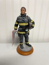 Vanmark Red Hats of Courage Commemorative Piece WTC 9/11/01 Firefighter Figure picture