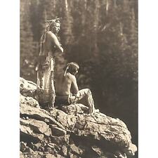 RPPC Real Picture Post Card SONG OF THE CANYON Piegan/Blackfoot Native American picture