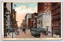 c1920s~Buffalo New York NY~North Main Street~Downtown~Vaudeville~Vtg Postcard picture