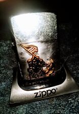 Zippo lighter, used, Raising the flag on Iwo Jima WWII picture