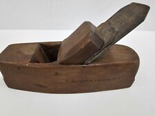 Antique Wooden Coffin Smoothing Plane  picture