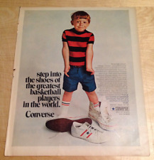 1970 CONVERSE ALL STARS - Vintage Magazine Print Ad picture