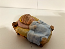 Homeco Nativity 5602 Replacement Baby Jesus In The Manger Porcelain Figurine 2” picture