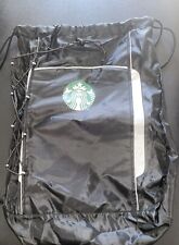 Starbucks STAFF Coffee Backpack Bag Gray Nylon  Big  Logo Multi Pocket  ZIP UP picture
