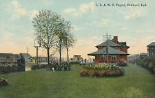 ELKHART IN - L. S. & M. S. Railroad Depot - 1911 picture