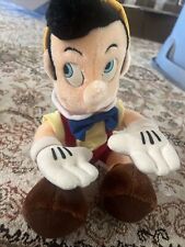 Vintage 80's Disneyland Pinocchio Plush Boy Doll Stuffed Animal Toy Disney World picture