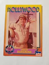 Vintage Ernest Borgnine Hollywood Walk of Fame Card 121 Starline LP Corner dings picture