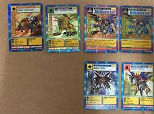 Lot of 6 1999 Digimon Cards - Dokugumon, Saberleomon, Myotismon and more picture