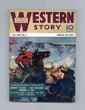 Western Story Magazine Pulp 1st Series Jan 30 1943 Vol. 206 #1 FN picture