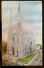 Vintage Postcard 1918 St. Patrick's Cathedral, New York City, NY picture