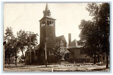 c1930's Congregational Church Spencer Iowa IA RPPC Photo Posted Vintage Postcard picture