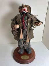 Rare 12” EMMETT KELLY JR Flambro Clown Figurine “No Strings Attached” picture