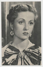 Danielle Darrieux mid 1940s vintage Tarjeta Postal Film Star Postcard #68 picture