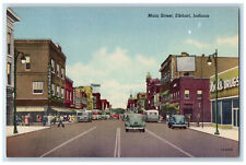 c1940's Drugstore, Keene's, Ziesel's Main Street, Elkhart Indiana IN Postcard picture