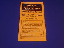 1967 Pennsylvania Railroad Timetable Media-Swarthmore-Lansdowne-Philly,Fm 37,2d  picture