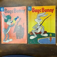 Vintage Dell Bugs Bunny 4 Color Comic Books Set of 2 picture