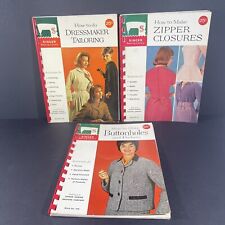 Singer Sewing Library Instruction Booklets Vintage MCM 1960s Lot of  3 How To Do picture