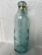 Vintage GAG Consolidated Sodawater Works Ltd. Hawaiian BIMAL Aqua Soda Bottle picture