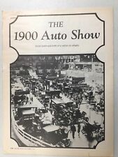 MISC2329 Vintage Article Pictorial The 1900 Auto Show Nov 1964 7 page picture