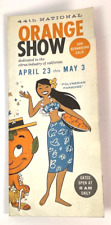 1959 San Bernardino California 44th Orange Show Advertising Program Pamphlet picture