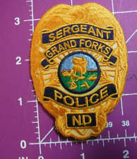 Grand Forks North Dakota Police Sgt patch picture
