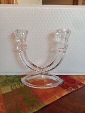 Vtg Heavy Double Candle Stick Gorgeous picture