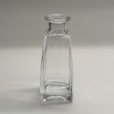 Vintage MCM Clear Crystal Vase/ Bottle picture