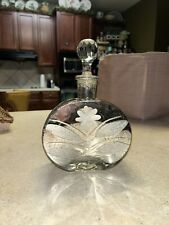Antique Mercury Glass Decorative Bottle Vanity Piece picture
