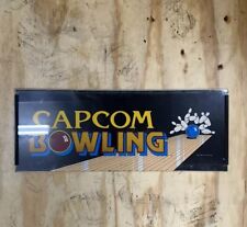 Capcom Bowling Translite Arcade Machine Marquee With Plexiglass picture